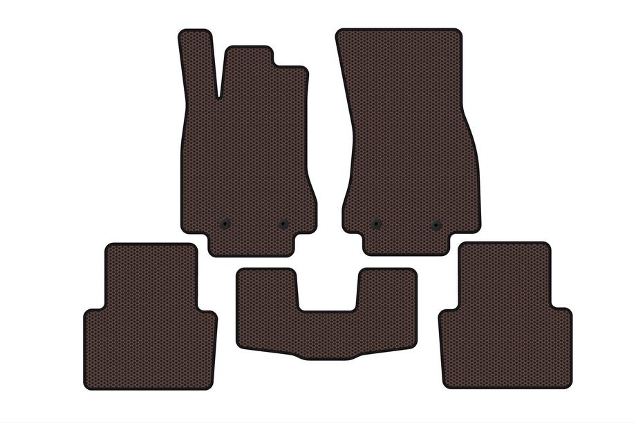 Jaguar XF 2009-2016 Gummimatten Carsuit (Braun) Image