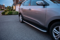 Hyundai IX-35 2010-2015 Seitenschweller Tayga Grey (2 Stk., Aluminium) Foto 1