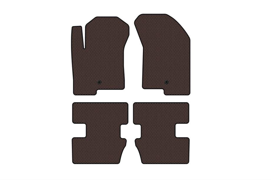 Jeep Compass 2006-2016 Gummimatten Carsuit (2006-2011, Braun) Image