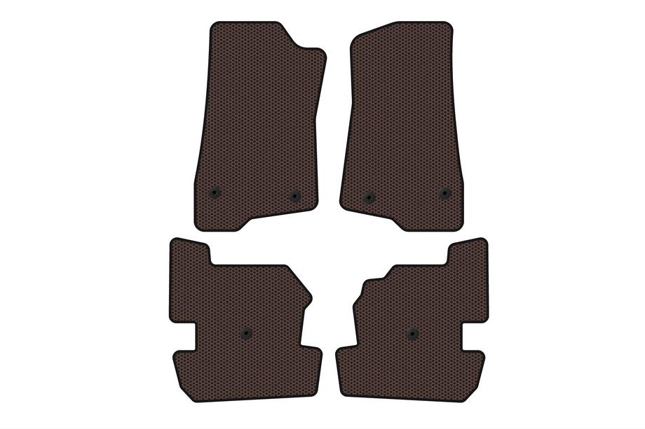 Jeep Wrangler 2018- Gummimatten Carsuit (Braun) Image