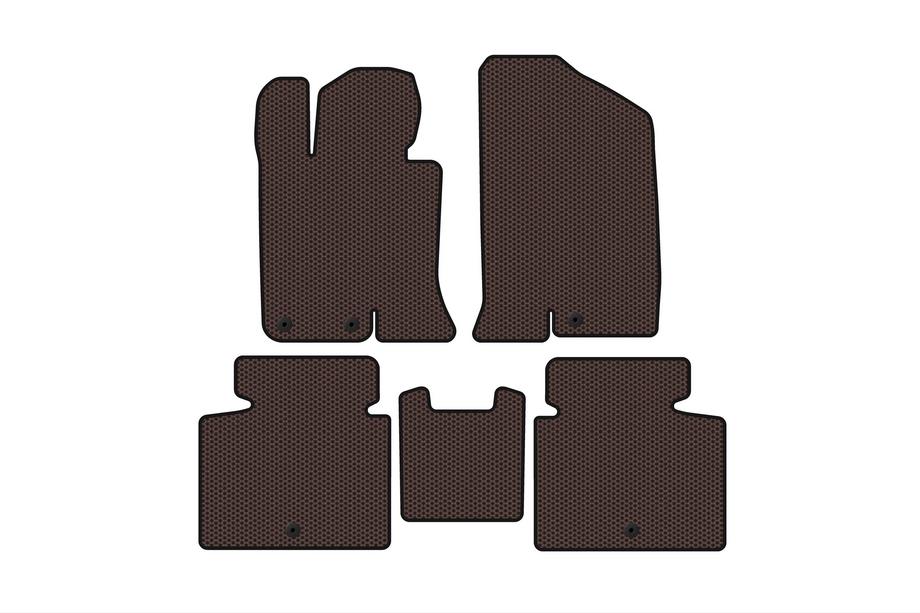 Kia Optima 2010-2016 Gummimatten Carsuit V-2 (SD, braun) Image