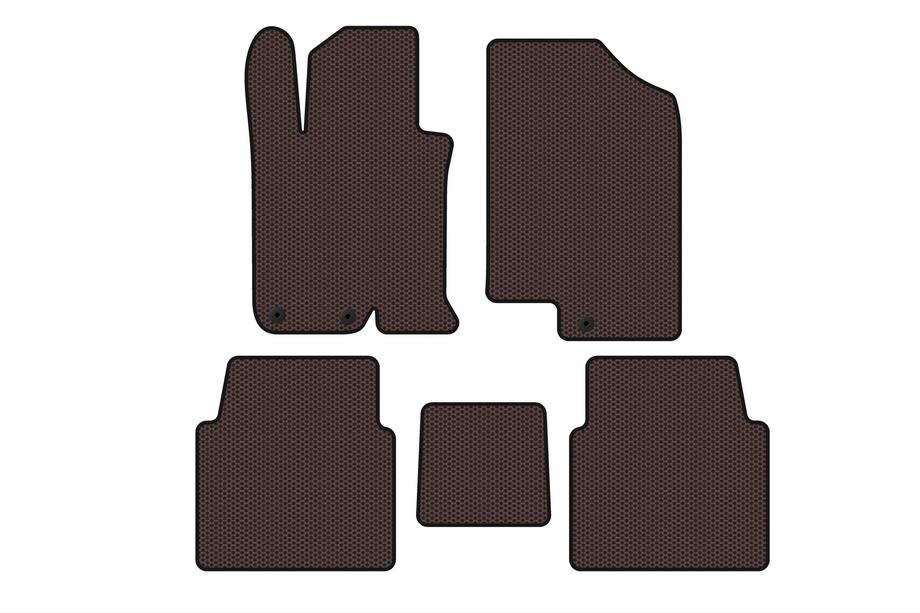 Kia Optima 2010-2016 Gummimatten Carsuit V-1 (SD, braun) Image