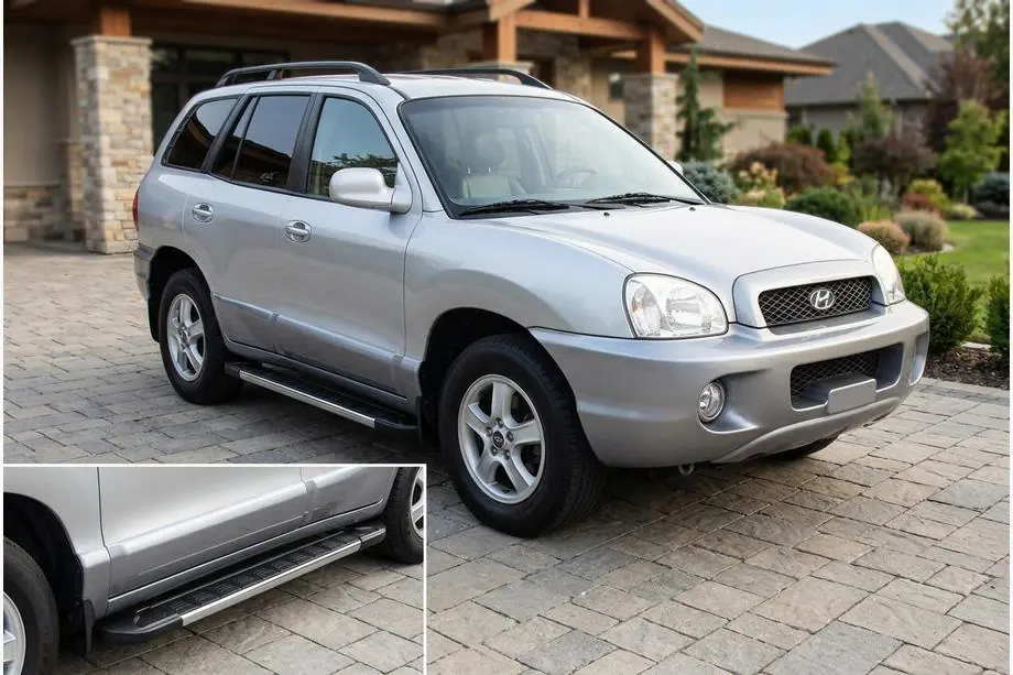 Hyundai Santa Fe 1 2000-2006 Seitenschweller RedLine V1 (2 Stk., Aluminium) Image
