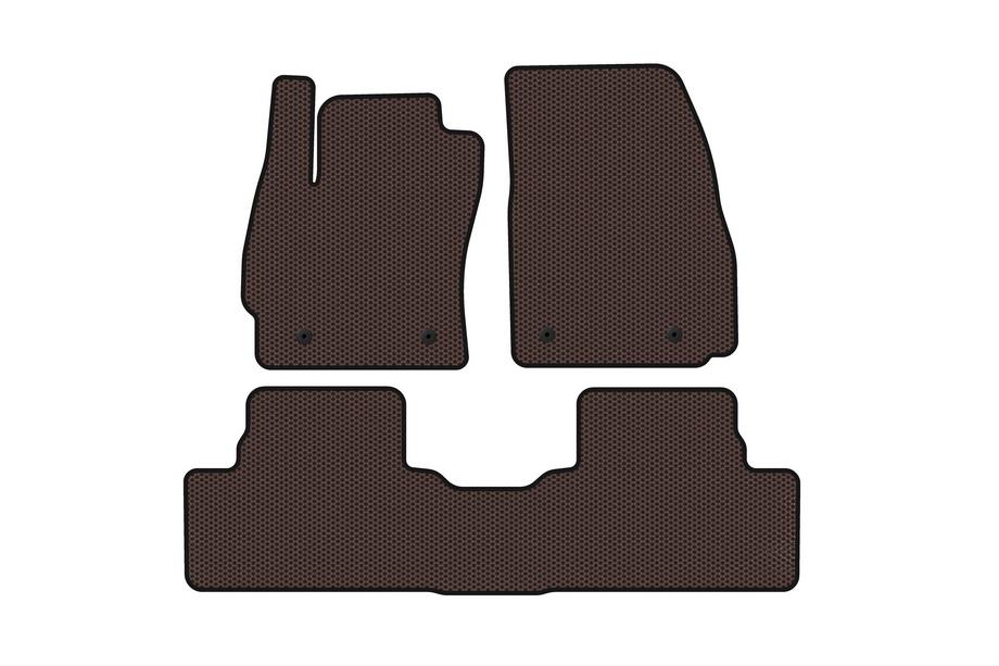 Mazda 5 2010-2018 Gummimatten Carsuit (2 Reihen, braun) Image