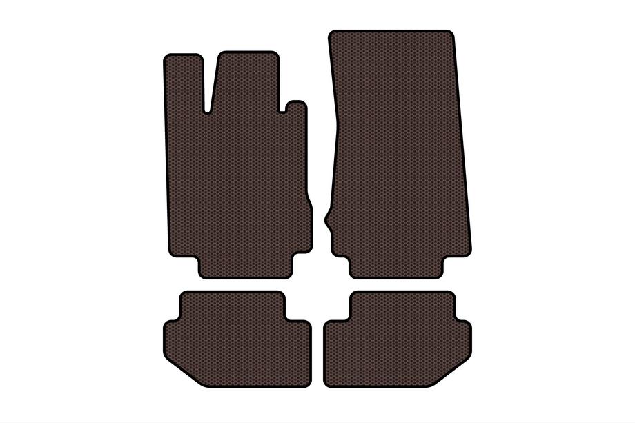 Mercedes CL-class C215 1999-2006 Gummimatten Carsuit (Braun) Image