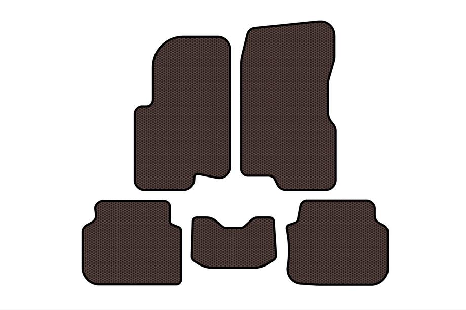 Smart 1998-2007 Gummimatten Carsuit (2003-2007, Forfour, Braun) Image