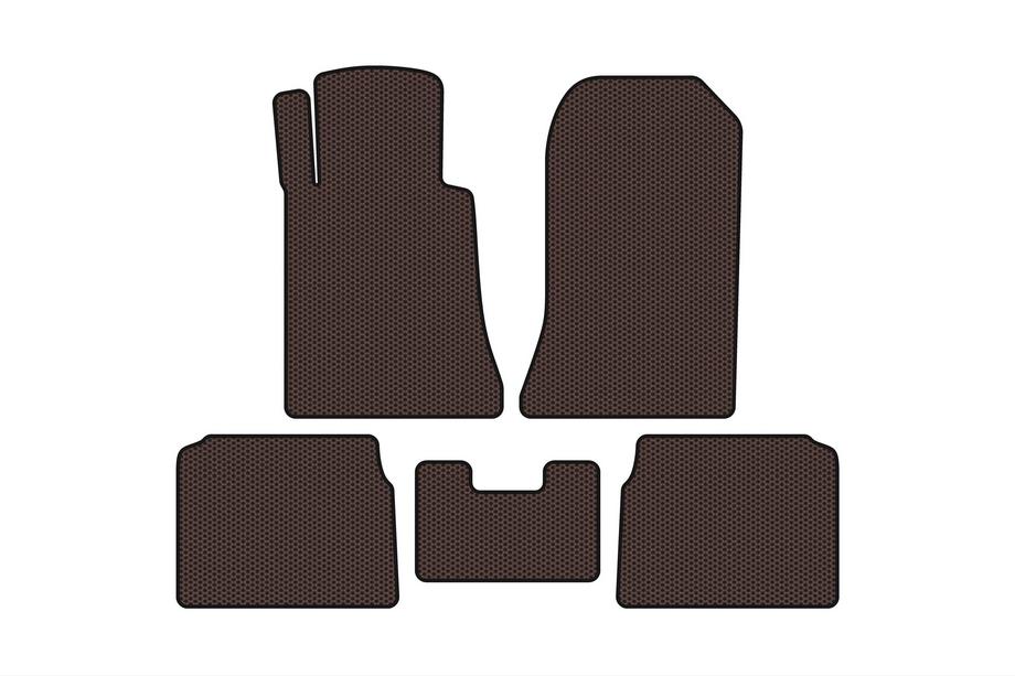 Mercedes E-class W124 1984–1997 Gummimatten Carsuit (SD, Braun) Image