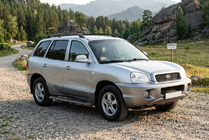 Hyundai Santa Fe 1 2000-2006 Seitenschweller Bosphorus Black (2 Stk., Aluminium) Foto 1
