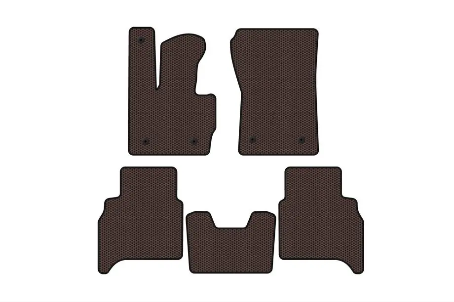 Mercedes G class W463 2018-2024 Gummimatten Carsuit (Automatikgetriebe, braun) Image