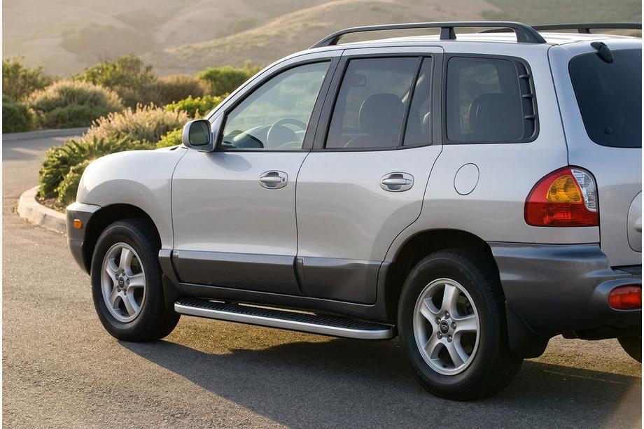 Hyundai Santa Fe 1 2000-2006 Seitenschweller Tayga Grey (2 Stk., Aluminium) Image
