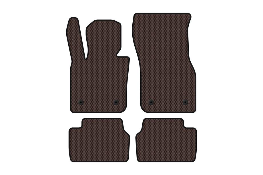 Mini Cooper F55/56/57 2014-2023 Gummimatten Carsuit (für F55, 5-türig, braun) Image