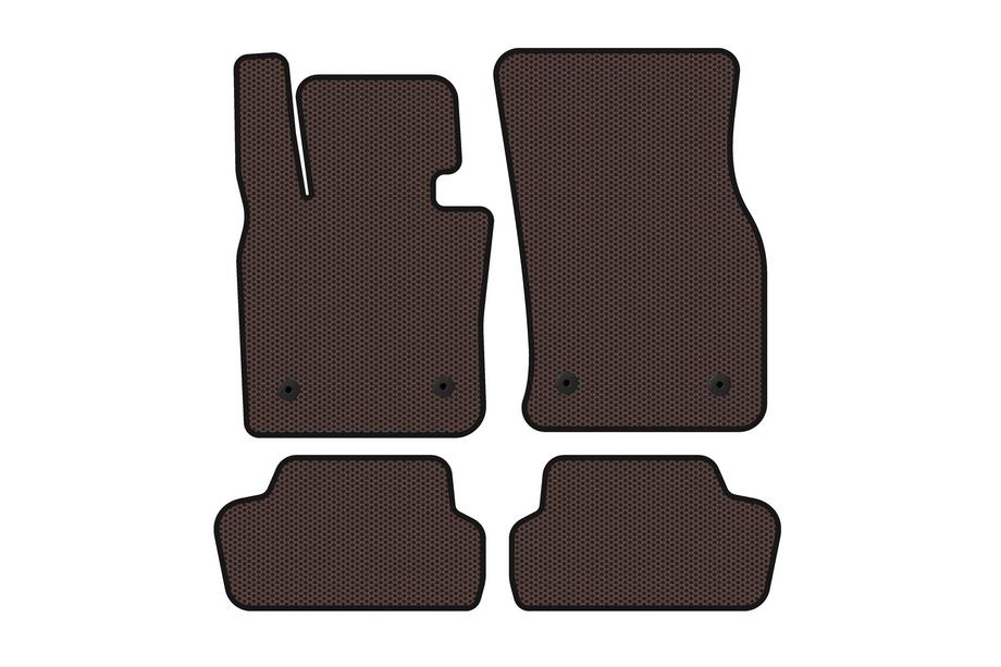 Mini Cooper F55/56/57 2014-2023 Gummimatten Carsuit (für F56, braun) Foto 1