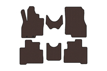 Mitsubishi Grandis 2003-2011 Gummimatten Carsuit (2 Reihen, braun) Foto 1