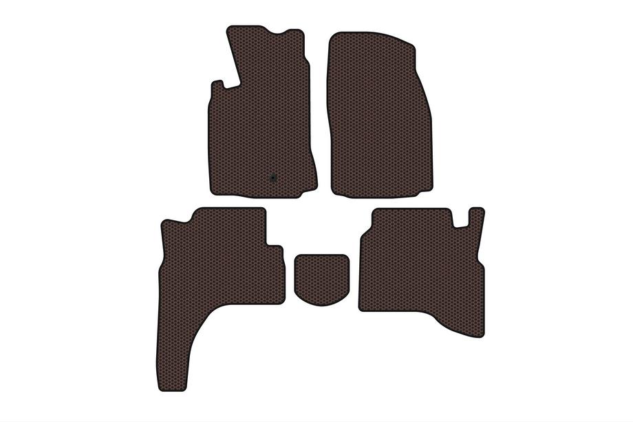 Mitsubishi Pajero Sport 1996-2007 Gummimatten Carsuit (Braun) Foto 1