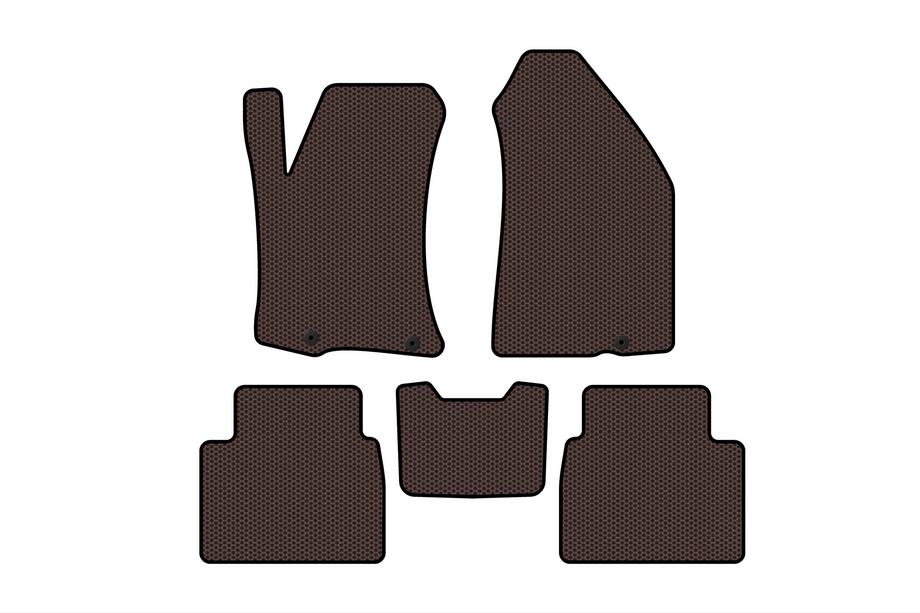 Nissan Altima 2012-2018 Gummimatten Carsuit (SD, Braun) Image