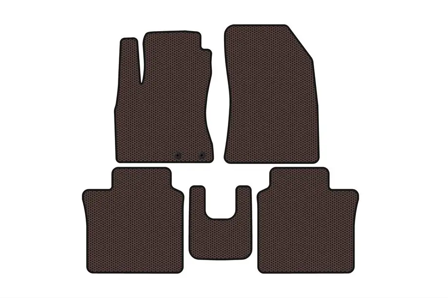Nissan Note 2012-2020 Gummimatten Carsuit (HB, braun) Image