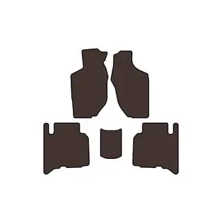 Gummimatten Carsuit (5-türig, braun)