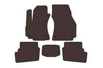 Opel Zafira A 1998-2005 Gummimatten Carsuit (2 Reihen, 2003-2005, 7-Sitzer, braun) Foto 1