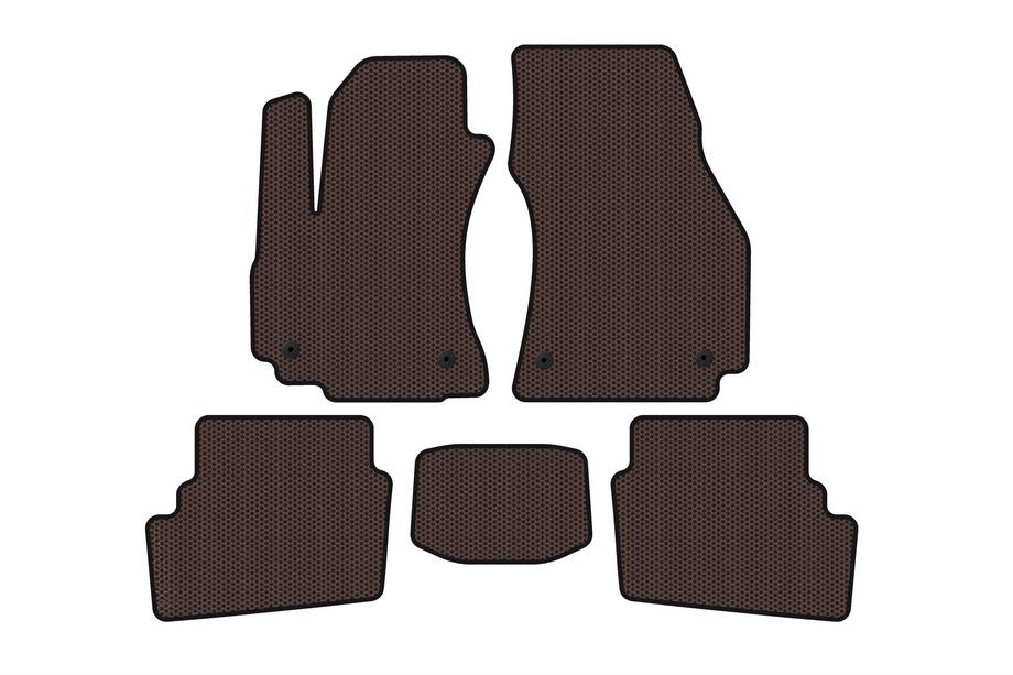 Opel Zafira A 1998-2005 Gummimatten Carsuit (2 Reihen, 2003-2005, 7-Sitzer, braun) Image
