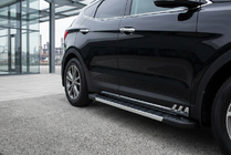 Hyundai Santa Fe 3 2012-2018 Seitenschweller RedLine V1 (2 Stk., Aluminium) Foto 1