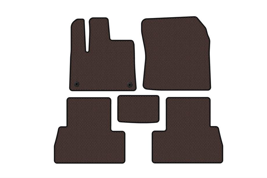 Peugeot Partner/Rifter 2019- Gummimatten Carsuit (Langer Radstand, Braun) Image