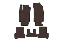 Renault Clio III 2005-2012 Gummimatten Carsuit (Braun) Foto 1