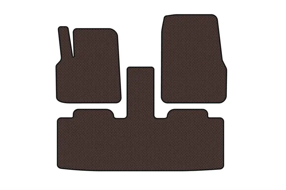 Renault Espace 2002-2014 Gummimatten Carsuit (2 Reihen, 7-Sitzer, braun) Image