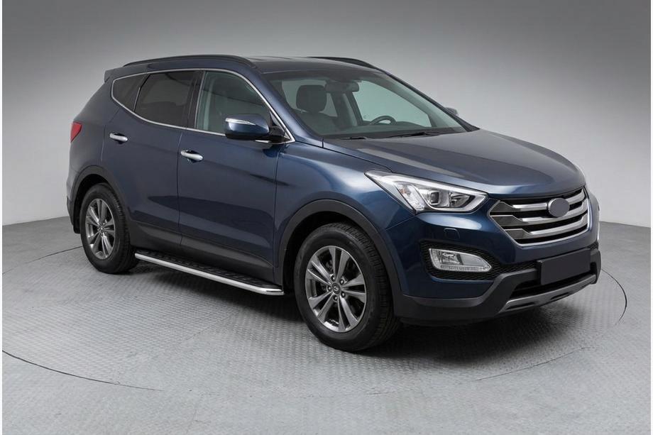 Hyundai Santa Fe 3 2012-2018 Trittbretter Maydos V1 (2 Stk., Aluminium & Edelstahl) Image
