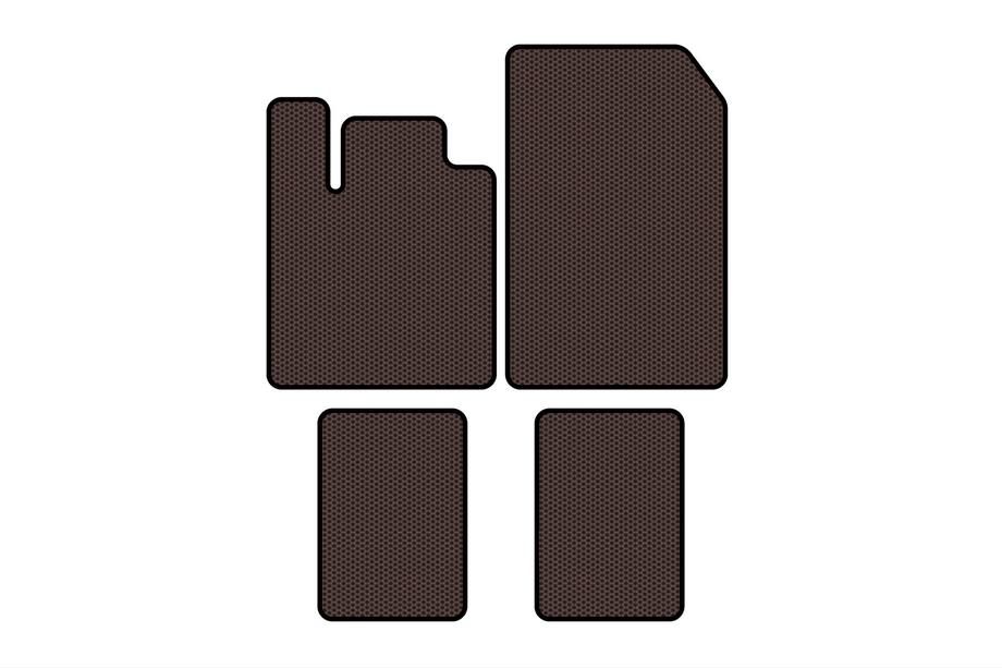 Renault Twingo 2007-2014 Gummimatten Carsuit (Braun) Foto 1