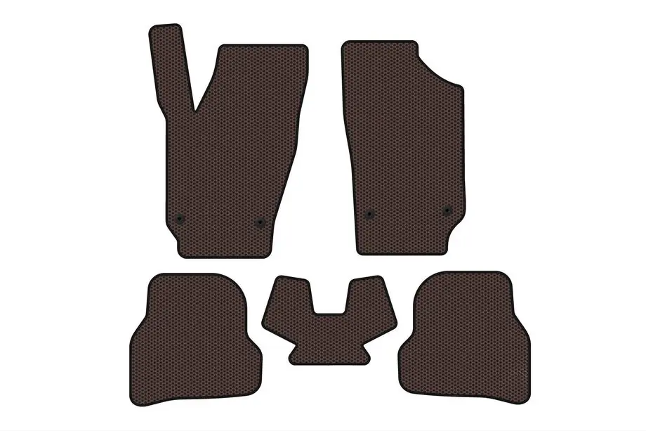 Seat Ibiza 2010-2017 Gummimatten Carsuit (2010-2012, HB, 5-türig, braun) Foto 1