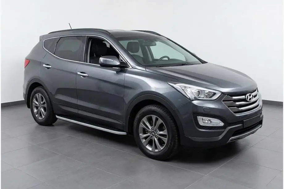 Hyundai Santa Fe 3 2012-2018 Seitenschweller Tayga Grey (2 Stk., Aluminium) Image