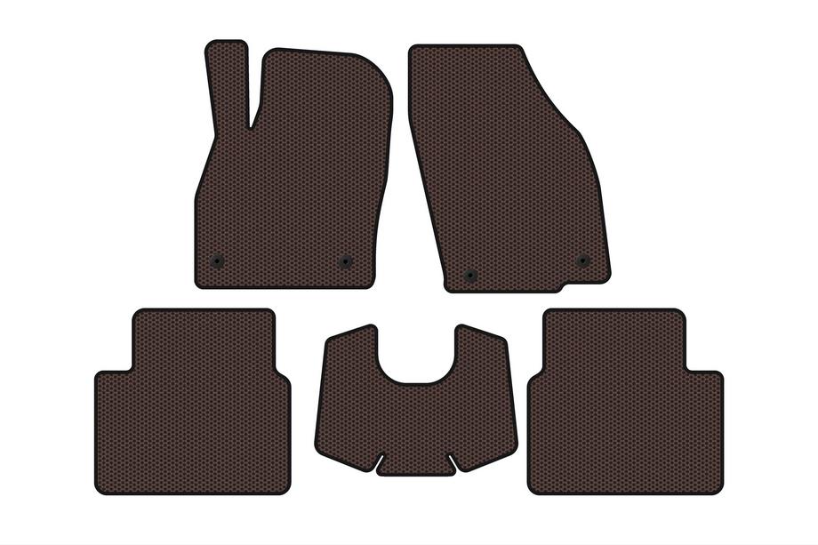 Skoda Kamiq 2019- Gummimatten Carsuit (Automatikgetriebe, braun) Image