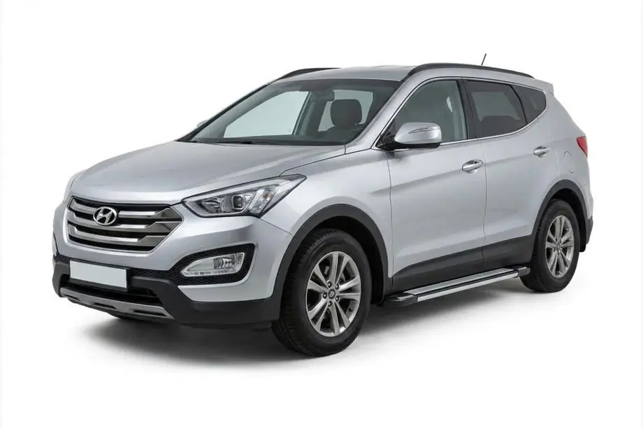 Hyundai Santa Fe 3 2012-2018 Trittbretter Rainbow (2 Stk., Aluminium) Image