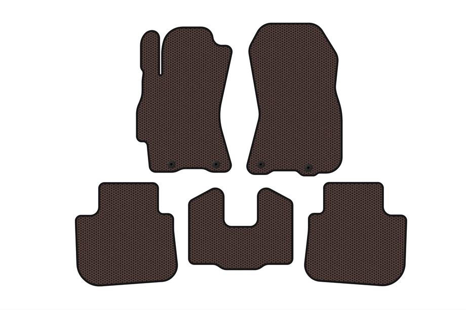 Subaru Outback 2009-2014 Gummimatten Carsuit (Braun) Image
