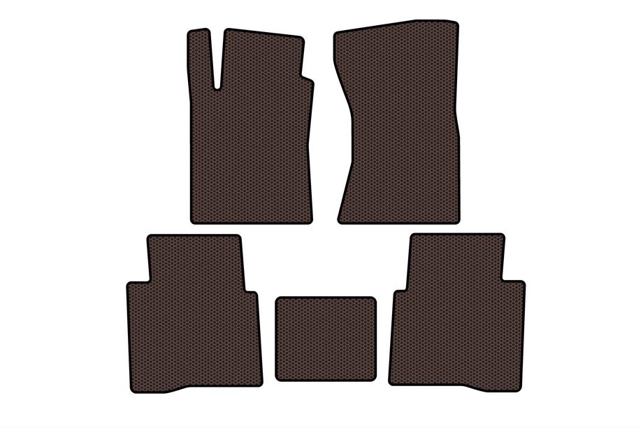 Toyota Fortuner 2006-2015 Gummimatten Carsuit (Braun) Foto 1