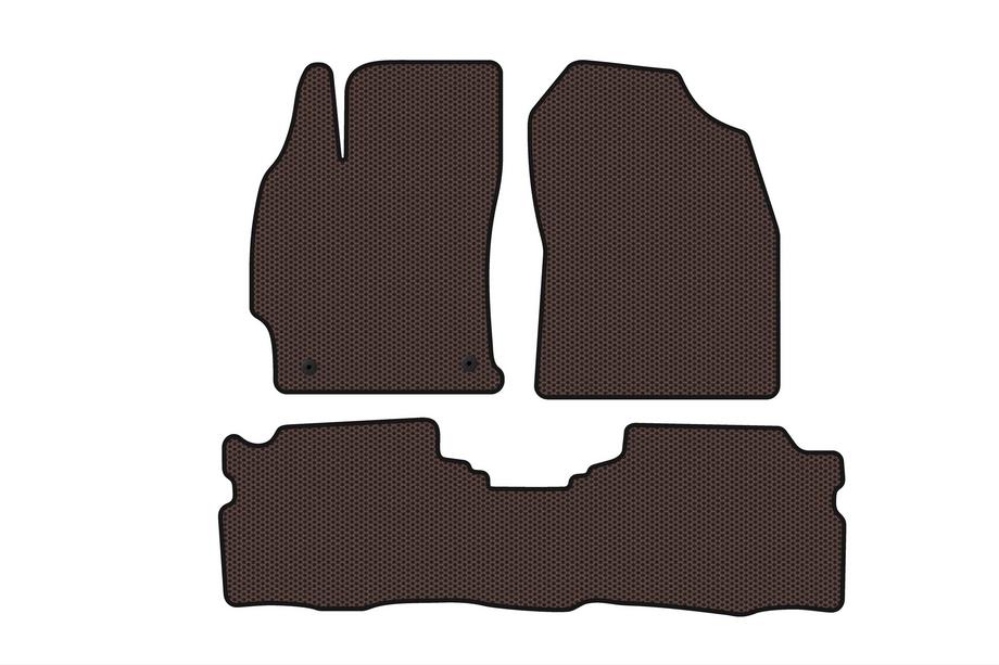 Toyota Prius 2015-2022 Gummimatten Carsuit (LB, Hybrid, braun) Image