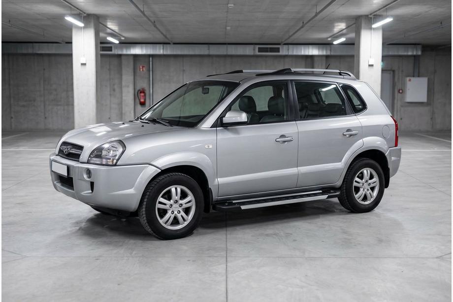 Hyundai Tucson JM 2004- Seitenschweller RedLine V1 (2 Stk., Aluminium) Image