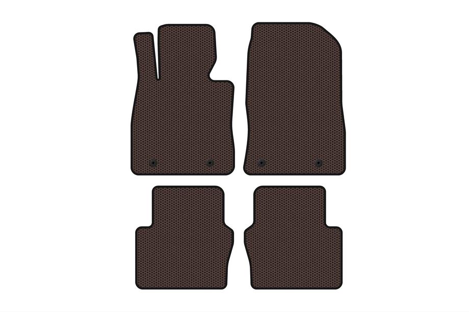 Toyota Yaris 2010-2020 Gummimatten Carsuit (Elektro, 2017-2020, SD, braun) Foto 1