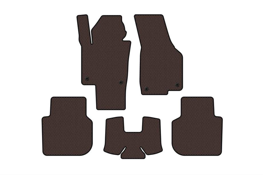 Volkswagen Passat B8 2015-2023 Gummimatten Carsuit (2015-2019, SD, braun) Image