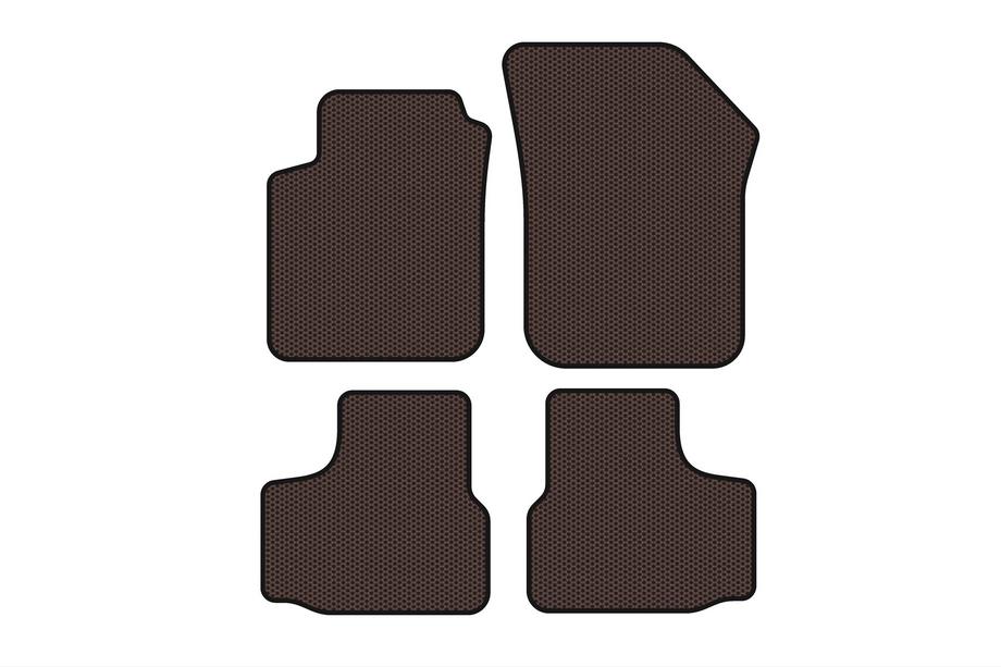 Volkswagen UP 2011-2023 Gummimatten Carsuit (Braun) Image