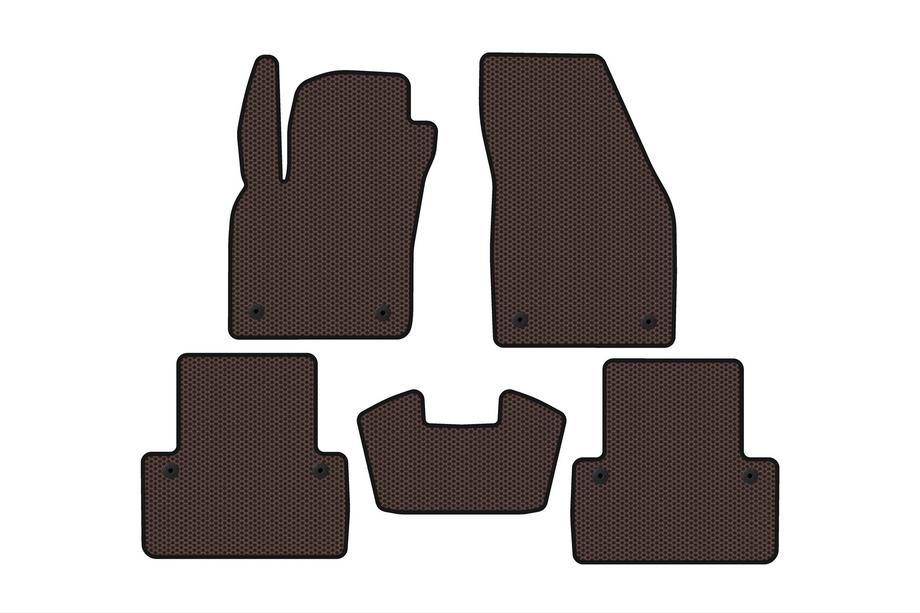 Volvo V50 2004-2012 Gummimatten Carsuit (2007-2012, SW, braun) Image