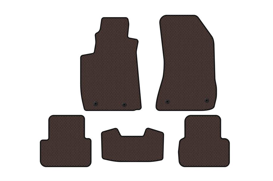 Alfa Romeo 159 2005–2011 Gummimatten Carsuit V-2 (Braun) Image