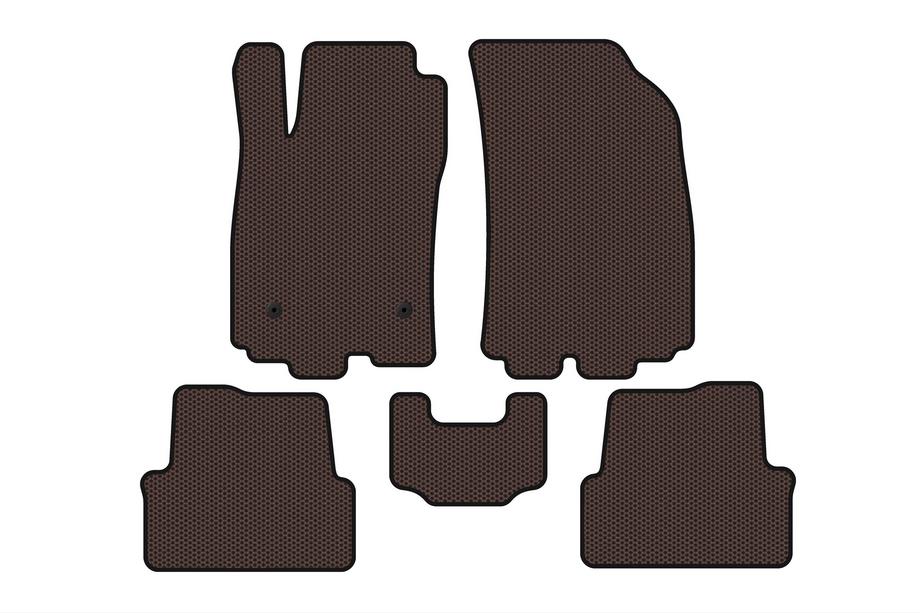 Chevrolet Sonic 2011-2022 Gummimatten Carsuit (HB, braun) Image