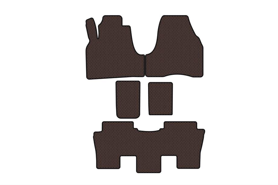 Citroen C-8 2002-2014 Gummimatten Carsuit (Braun) Image