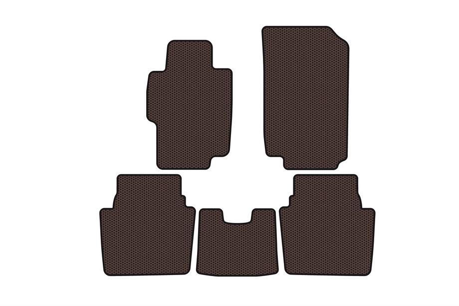 Honda Accord VII 2002-2007 Gummimatten Carsuit (SD, Braun) Image