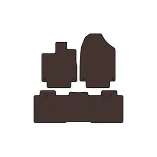 Gummimatten Carsuit (2 Reihen, braun)