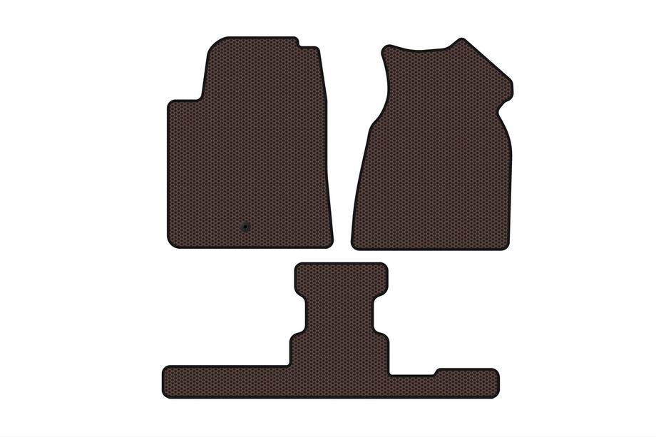 GMC Acadia 2006-2017 Gummimatten Carsuit (1+3 Reihe, 2013-2017, braun) Image