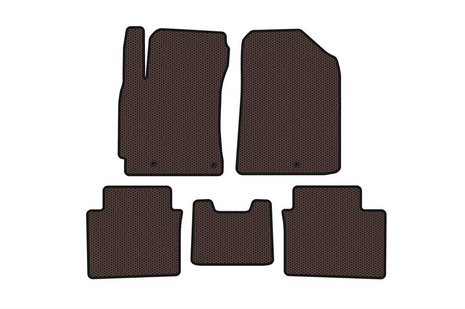 Kia Forte 2008–2024 Gummimatten Carsuit (2018-2021, Braun) Image
