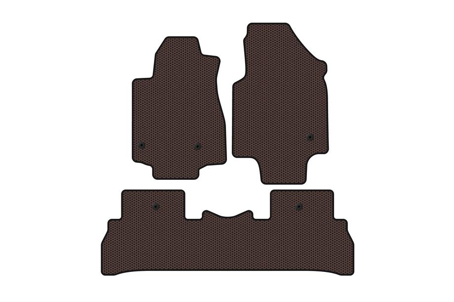 Honda Pilot 2008-2015 Gummimatten Carsuit (2008-2012, 7-Sitzer, braun) Image