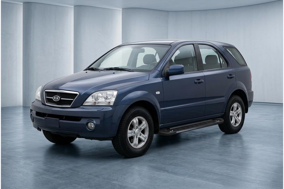 Kia Sorento I BL 2002-2009 Seitenschweller RedLine Black (2 Stk., Aluminium) Image